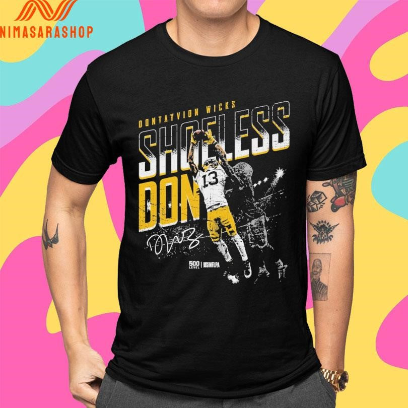 Dontayvion Wicks Shoeless Don Green Bay Packers Shirts