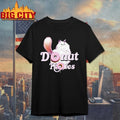 Donut Holes White cat shirt