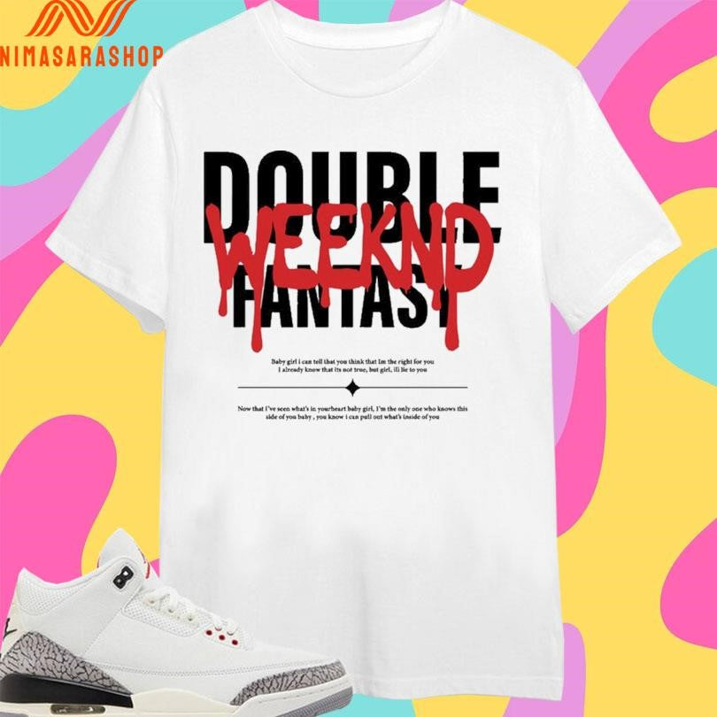 Double Fantasy Weeknd Blood Shirts
