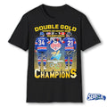 Double Gold Milano Cortina 2026 Olympics Ice Hockey USA Beat Canada 2 1 Matthews Knight Signatures shirt