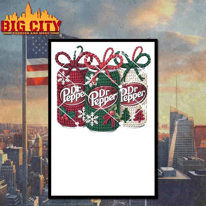Dr Pepper Christmas Yarn Shirt