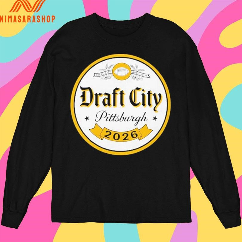 Draft City Pittsburgh 2026 Logo Shirts