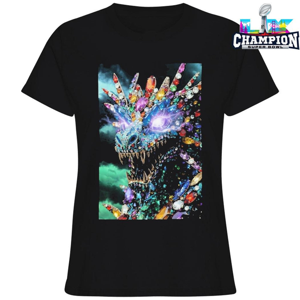 Dragon Crystal Psychedelic Gem Monster Shirt