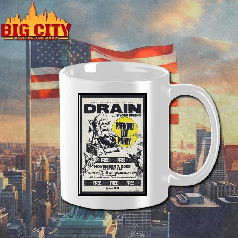 Drain November 7 2025 Los Angeles California Poster shirt