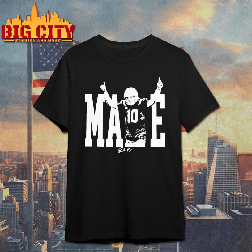Drake Maye Football Signatures Shirt