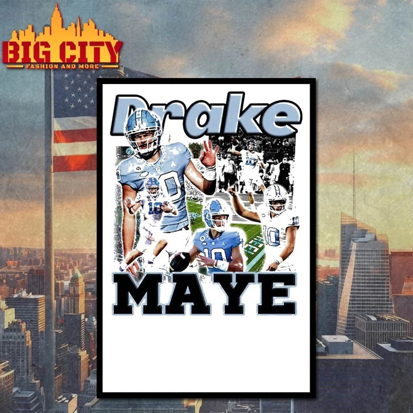 Drake Maye North Carolina Tar Heels football graphic Shirt
