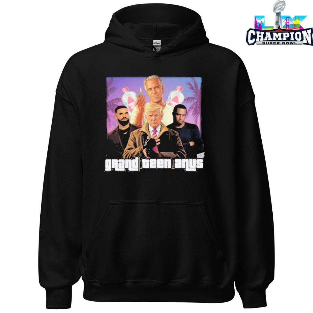 Drake Trump Jeffrey Epstein And Diddy Grand Teen Anus Baby Oil T-shirts