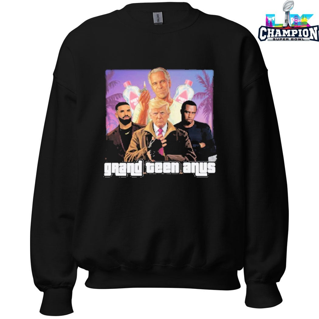 Drake Trump Jeffrey Epstein And Diddy Grand Teen Anus Baby Oil T-shirts