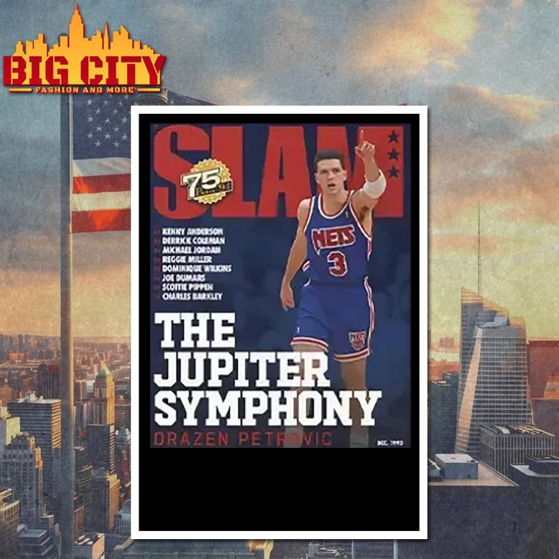 Drazen Petrovic The Jupiter Symphony Slam Cover Shirt