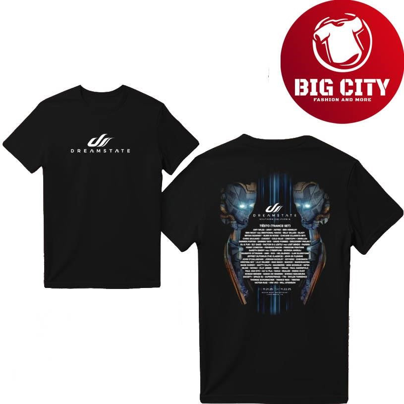 Dreamstate Lineup 2025 Two Sided Shirt