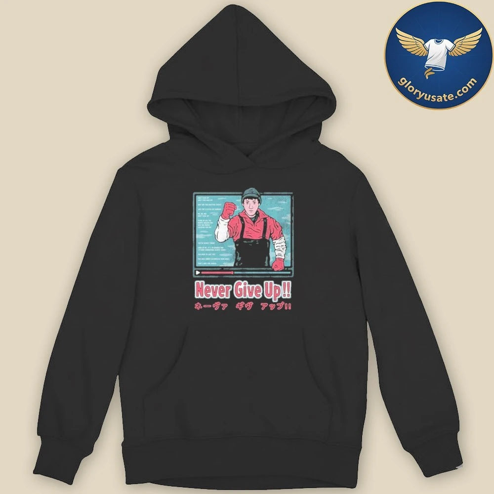 Drew Wise NEVER GIVE UP Shirt