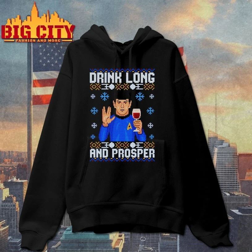 Drink Long And Prosper ugly Christmas shirt