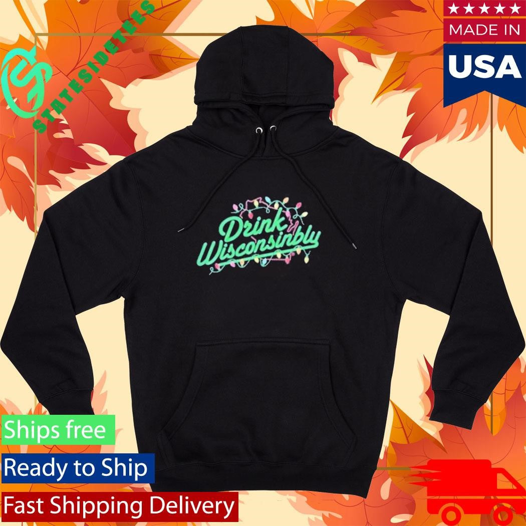 Drink Wisconsinbly Christmas Lights Shirt