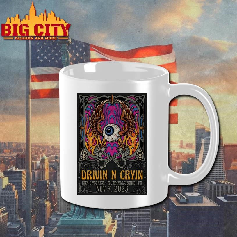 Drivin N Cryin Nov 7 2025 Hop Springs Beer Park Show Poster Shirt