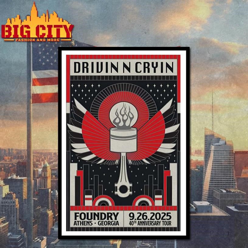 Drivin N Cryin Sep 26 2025 The Foundry in Athens GA Poster Shirt