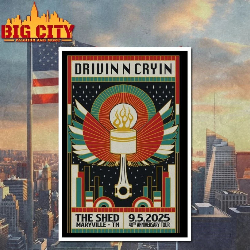 Drivin N Cryin Sep 5, 2025 The Shed, Maryville, TN Poster Shirt