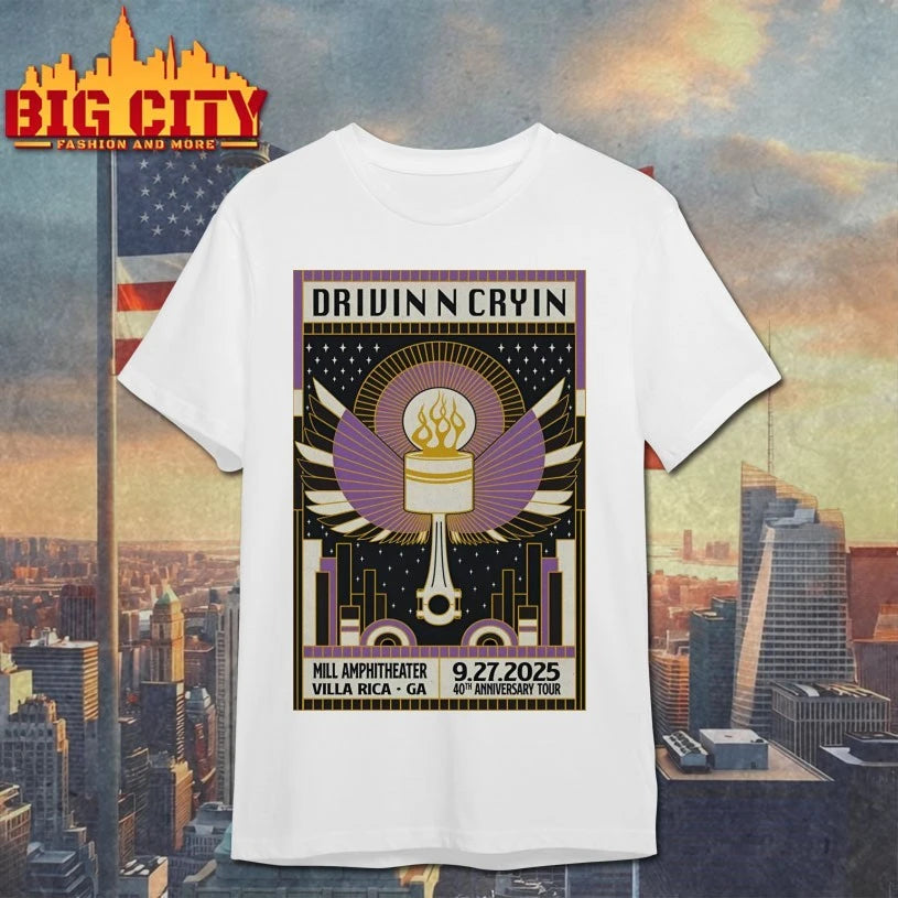 Drivin N Cryin The Mill Amphitheatre in Villa Rica GA Sep 27 2025 Poster shirts