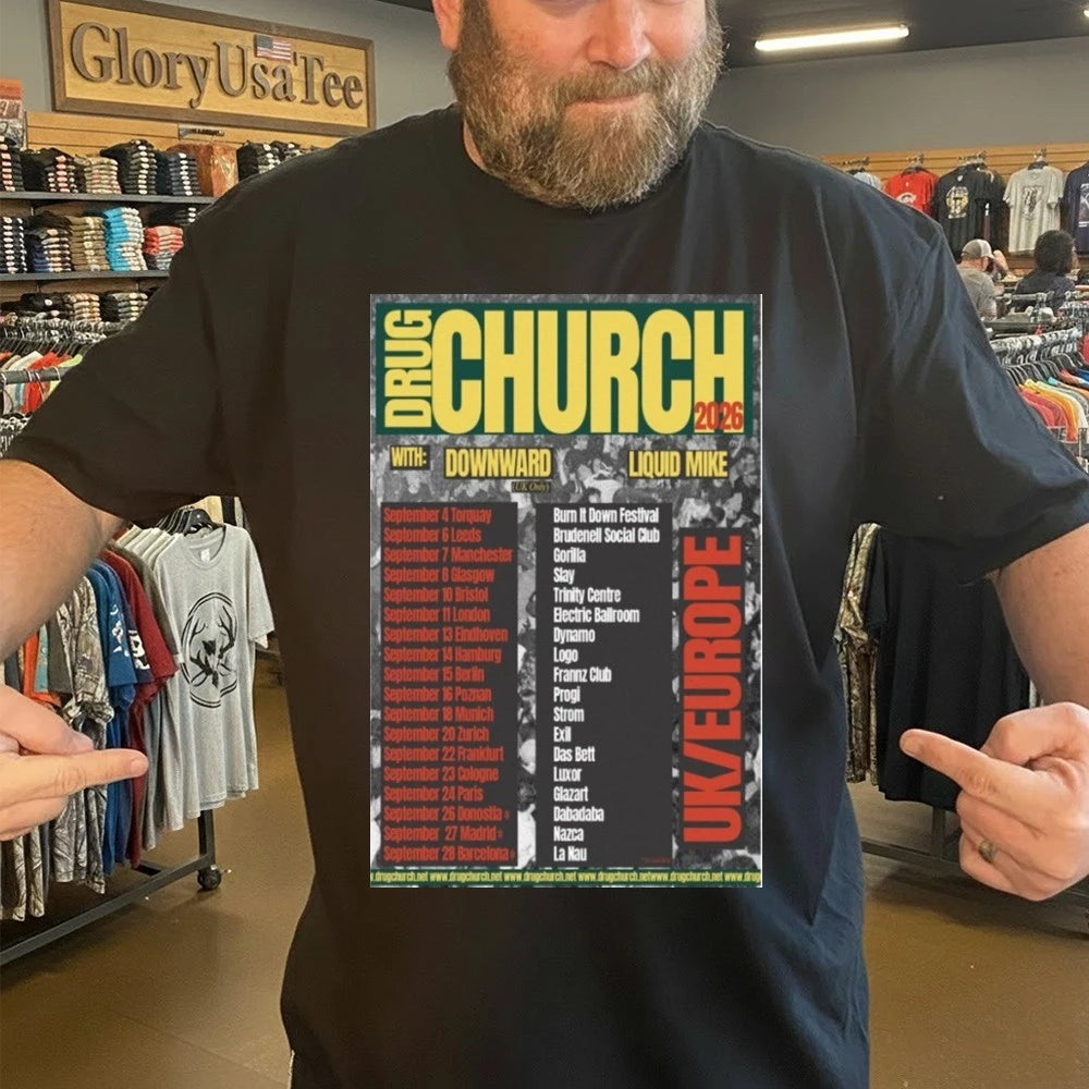 Drug Church UK &amp; Europe Tour Poster Shirt