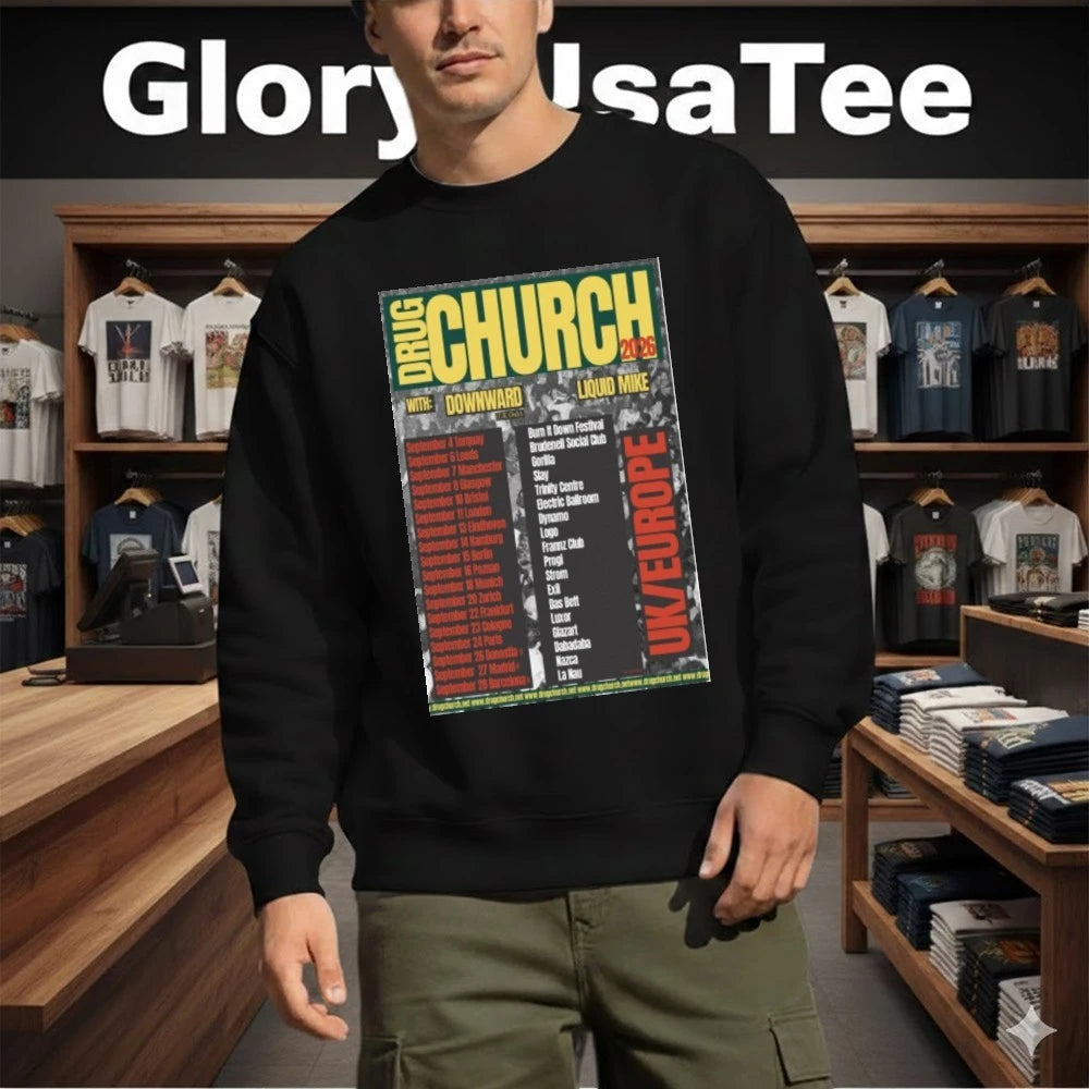 Drug Church UK &amp; Europe Tour Poster Shirt