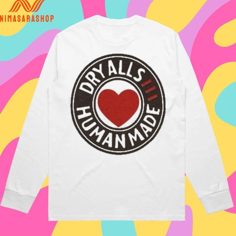 Dry Alls Human Made Heart Logo Shirts