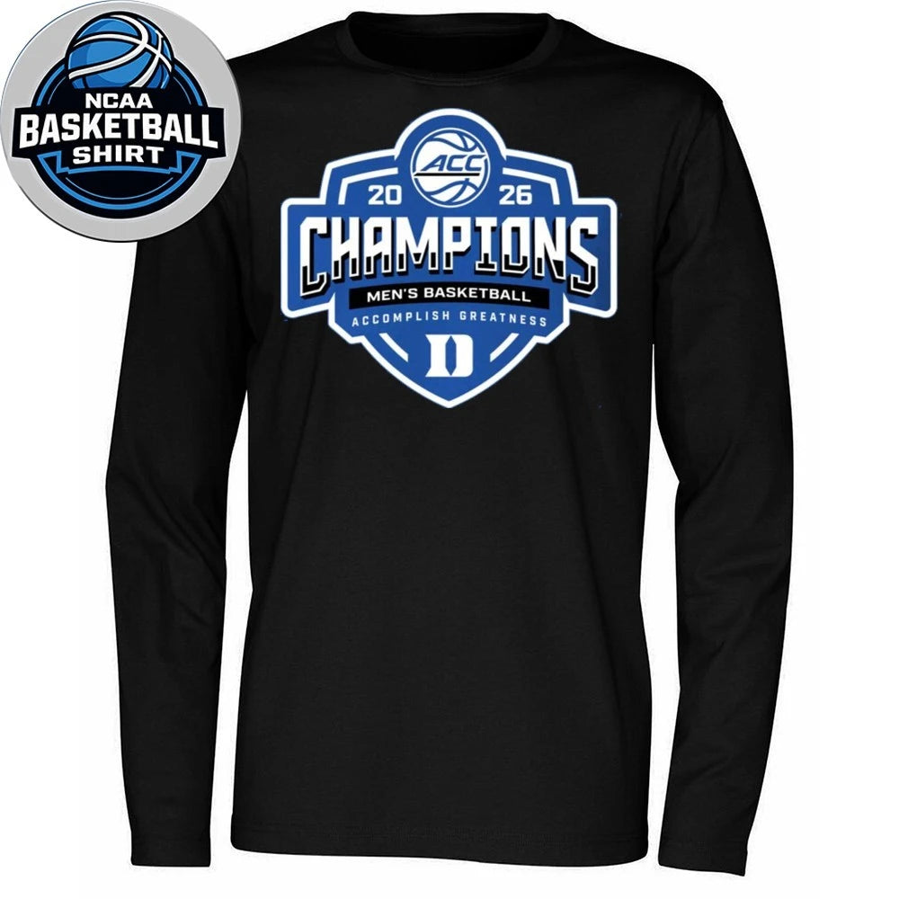 Duke ACC 2026 Champions Men’s Basketball Shirt