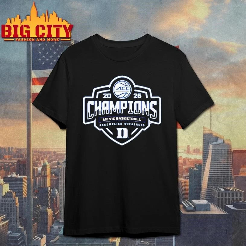 Duke Basketball 2026 Acc Champs Locker Room Shirt