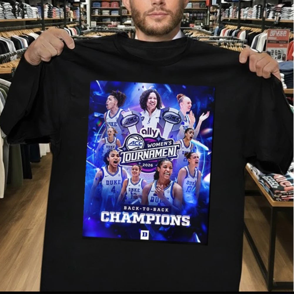 Duke Women’s Basketball Champions ACC Women’s Tournament 2026 Back To Back Shirt