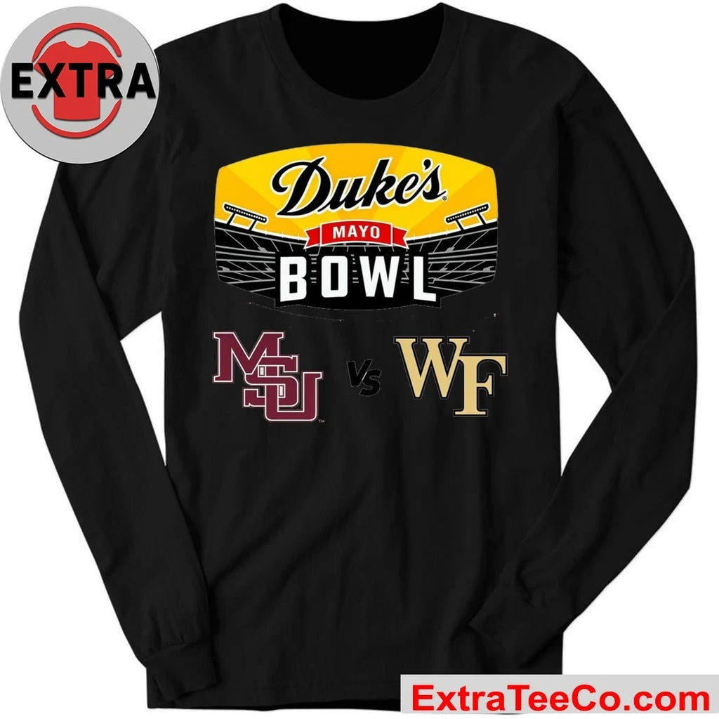 Duke’s Mayo Bowl 2026 will be a match between the Wake Forest Demon Deacons and the Mississippi State Bulldogs Shirt