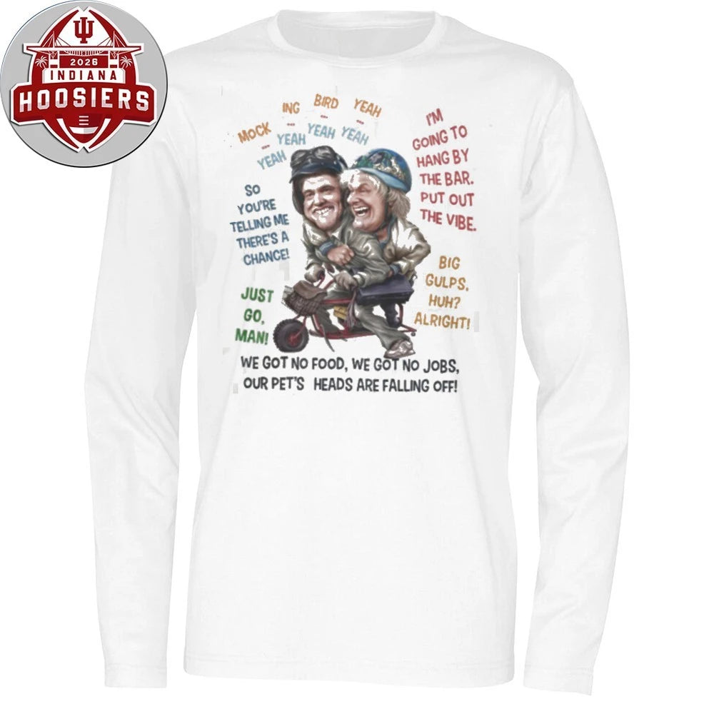 Dumb And Dumber Movie Quotes Collage Harry and Lloyd mini-bike Fan T-Shirt