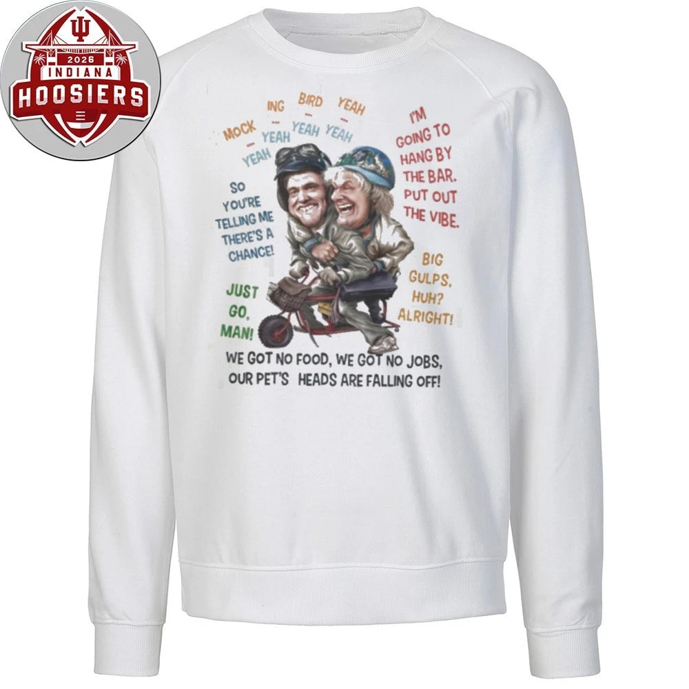 Dumb And Dumber Movie Quotes Collage Harry and Lloyd mini-bike Fan T-Shirt