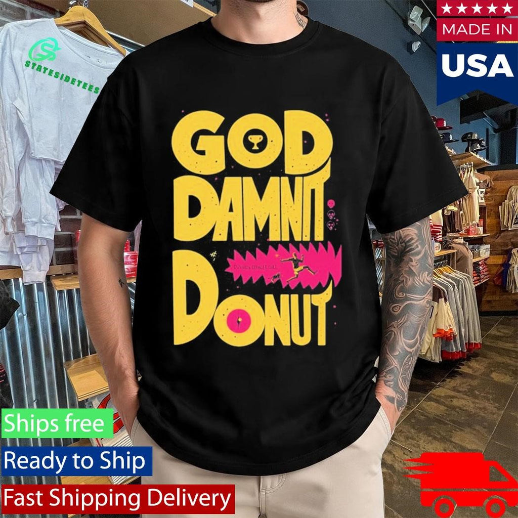 Dungeon Crawler Carl God Damnit Donut T-Shirt