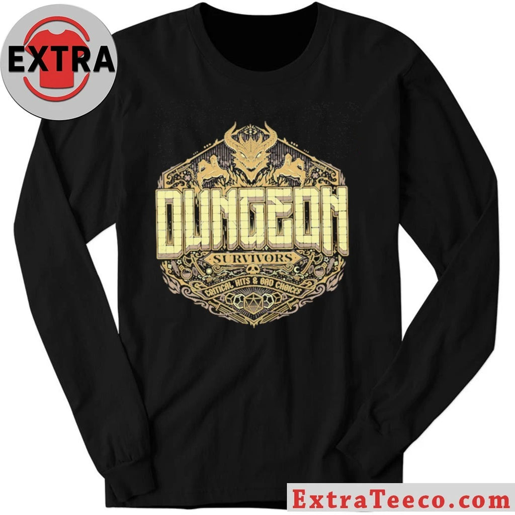 Dungeon Survivor Critical Hits Bad Choices T-Shirt