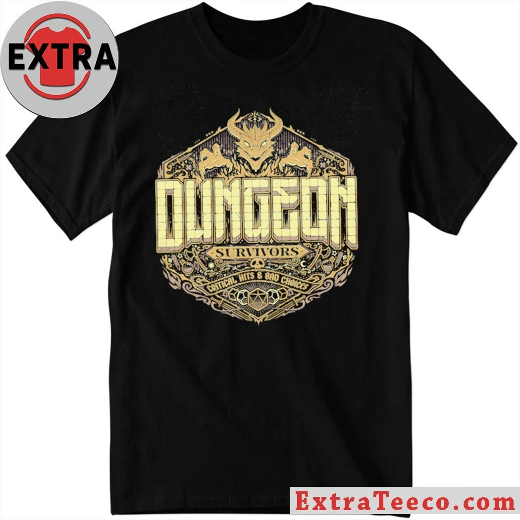 Dungeon Survivor Critical Hits Bad Choices T-Shirt
