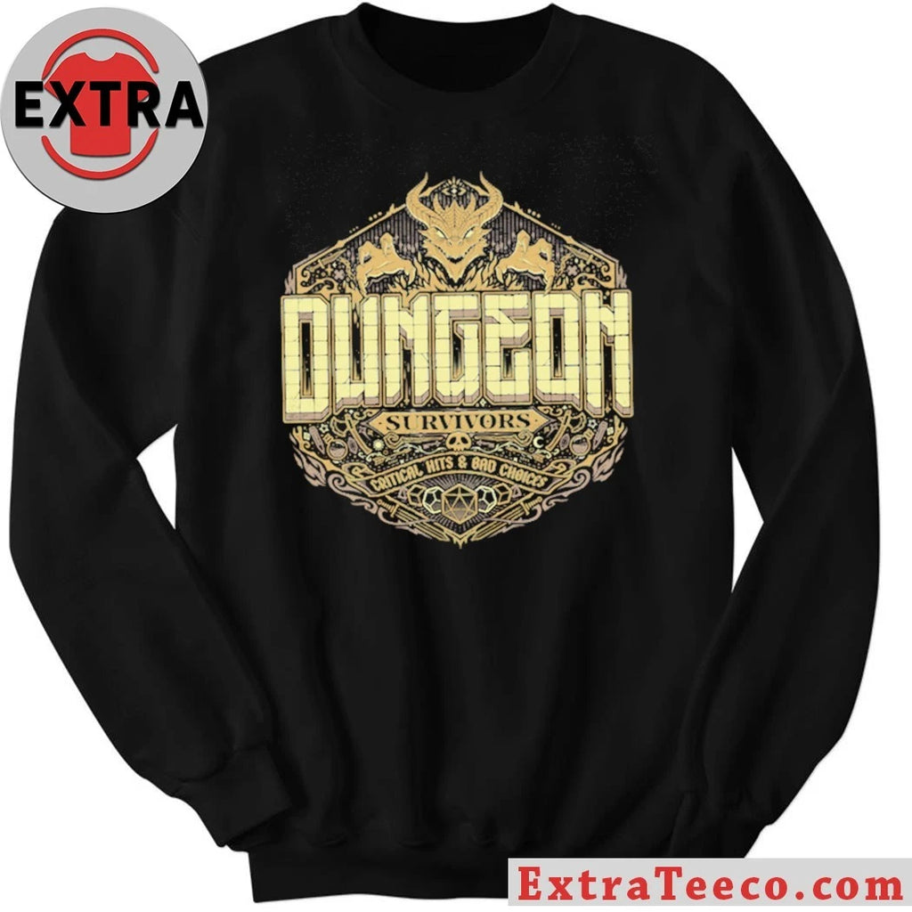 Dungeon Survivor Critical Hits Bad Choices T-Shirt