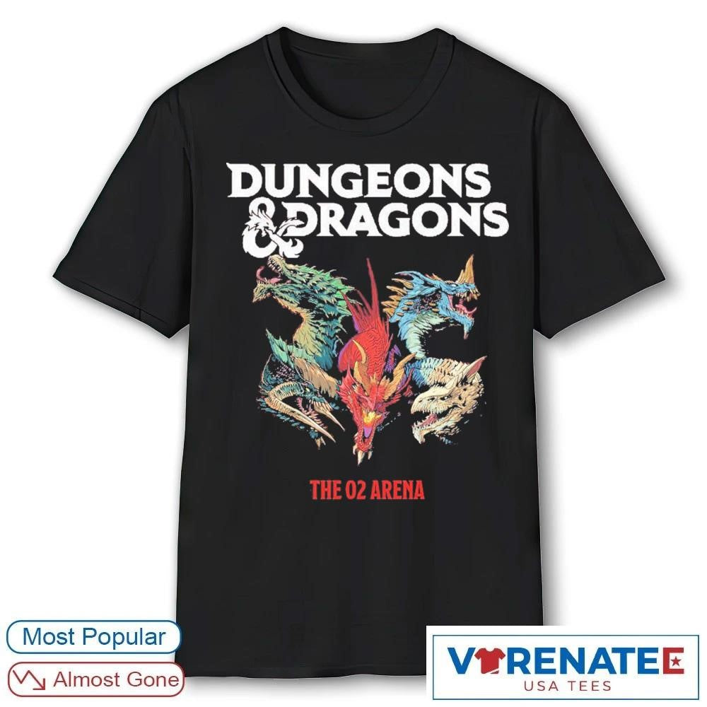 Dungeons and Dragons London 2026 The O2 Arena On August 21st 22nd shirt