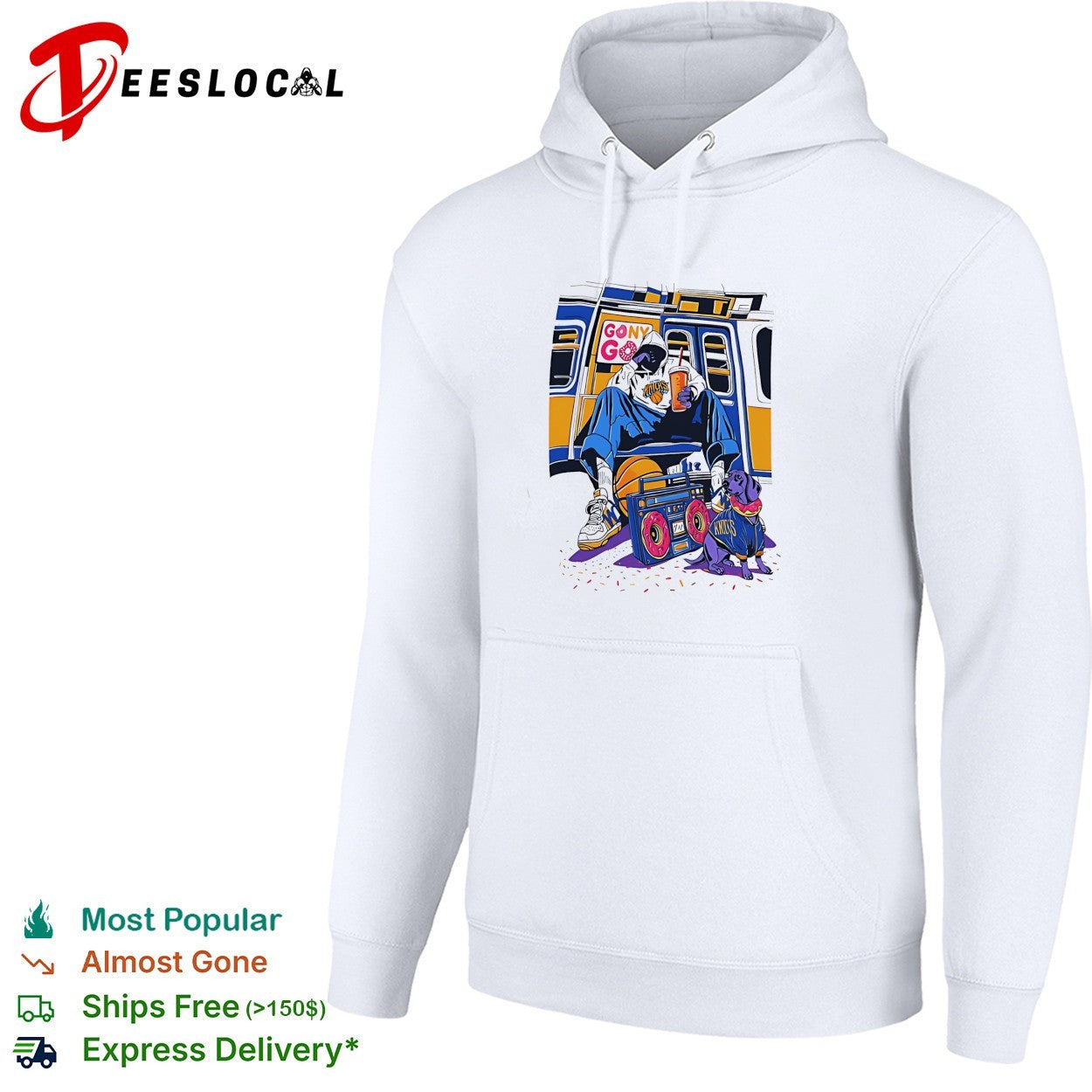 Dunkin’ Knicks New York Subway donut Streetwear style shirt