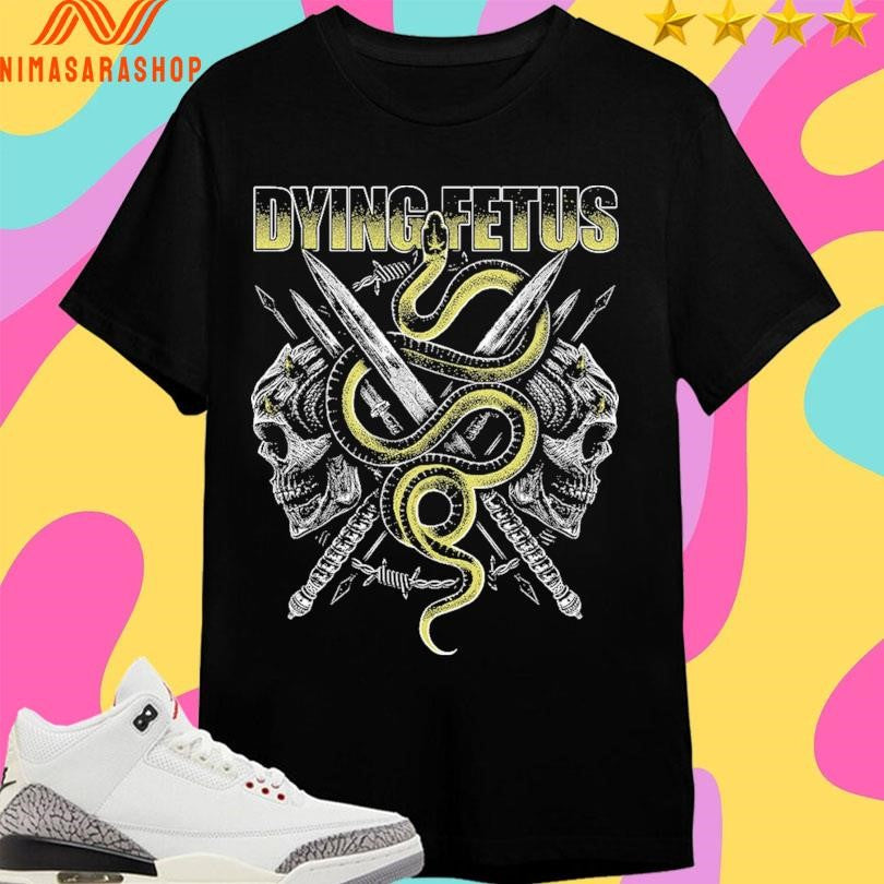 Dying Fetus Snake Skull Shirts