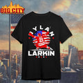 Dylan Larkin Detroit USA Flag Celebration graphic Shirt