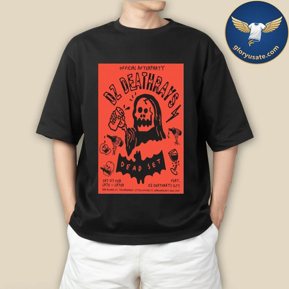Dz Deathrays Crowbar Sydney February 7 2026 Tour Poster Shirt