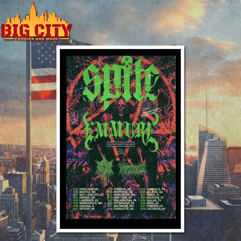 EMMURE US 2026 Tour Poster shirt
