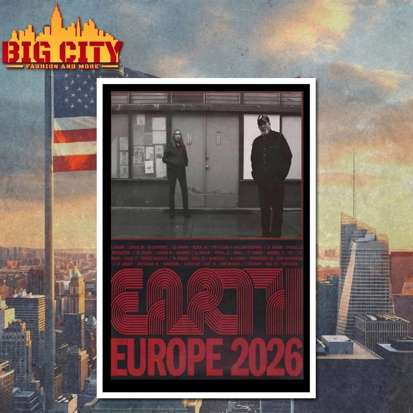 Earth Europe 2026 Shows Poster Shirt