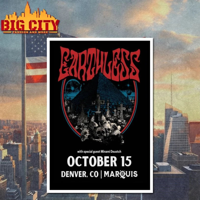 EarthLess 10.15.2025 Marquis Theater in Denver CO Poster Shirts
