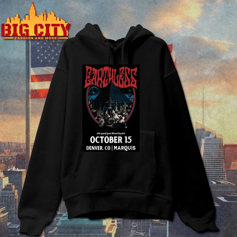EarthLess At Marquis Theater On Oct 15 2025 Poster shirts