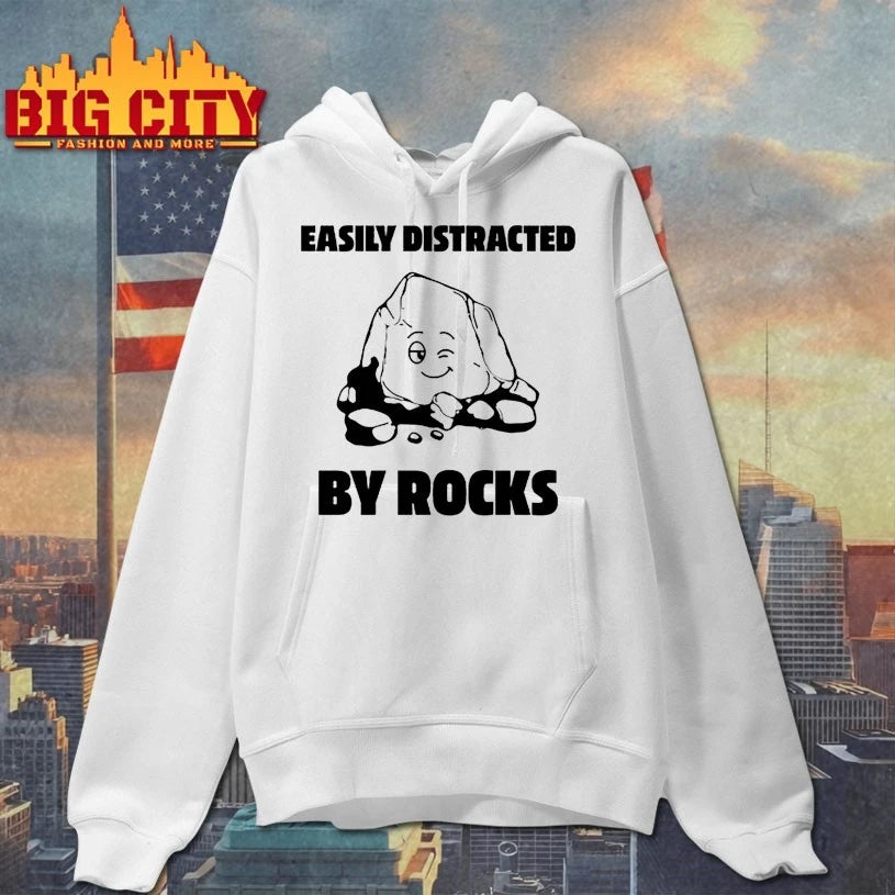 Easily Distracted By Rocks shirt