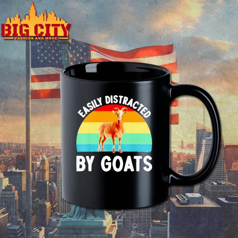 Easily distracted by Goats vintage shirt