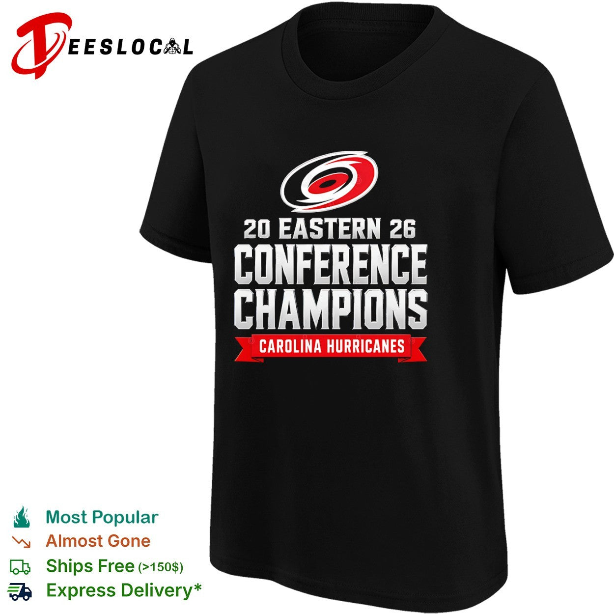 Eastern Conference Champions 2026 Carolina Hurricanes team shirt