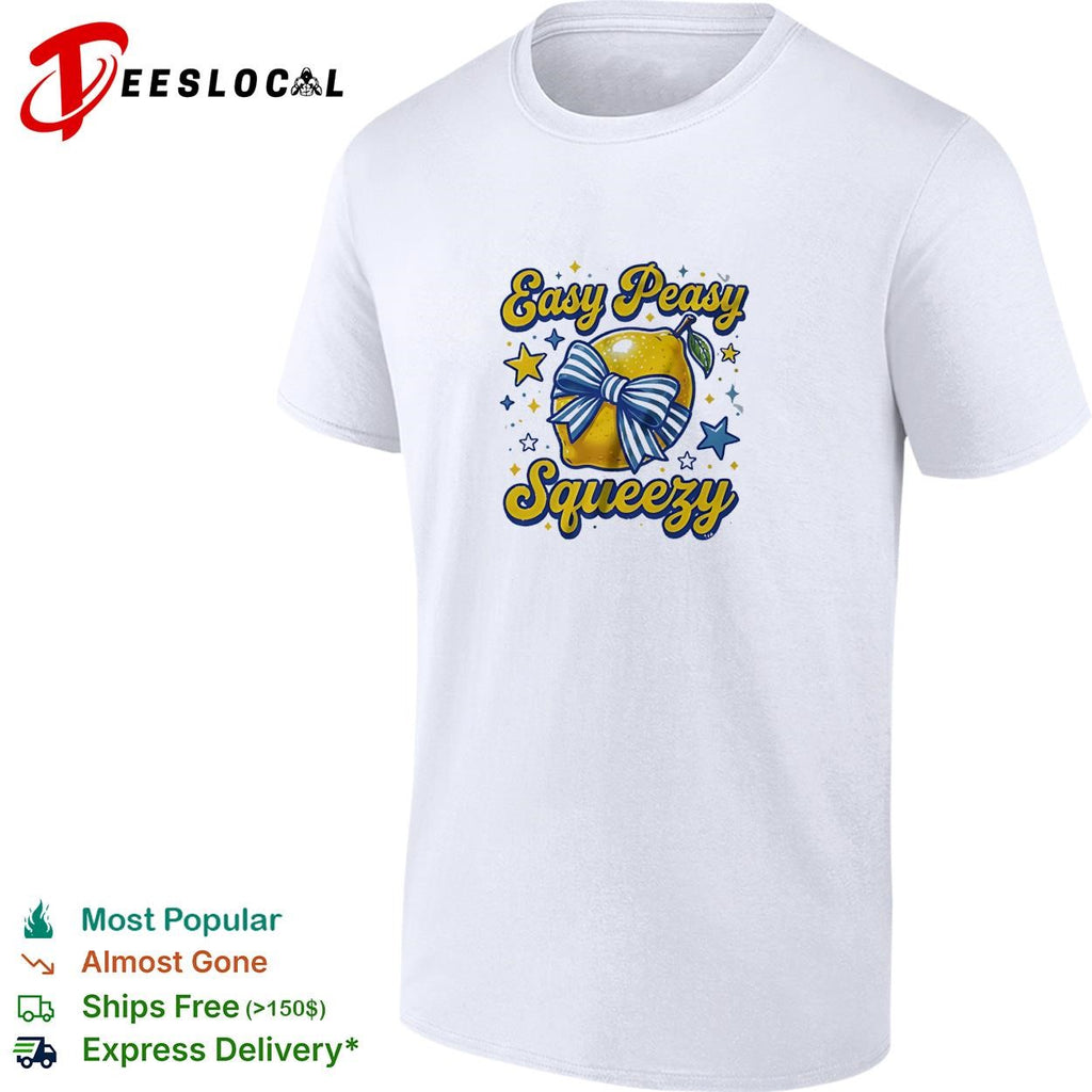 Easy peasy squeezy lemon stars vintage shirt
