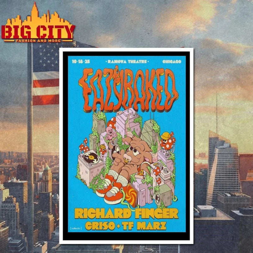 EazyBaked Ramova Theatre Chicago Oct 18 2025 Poster shirt