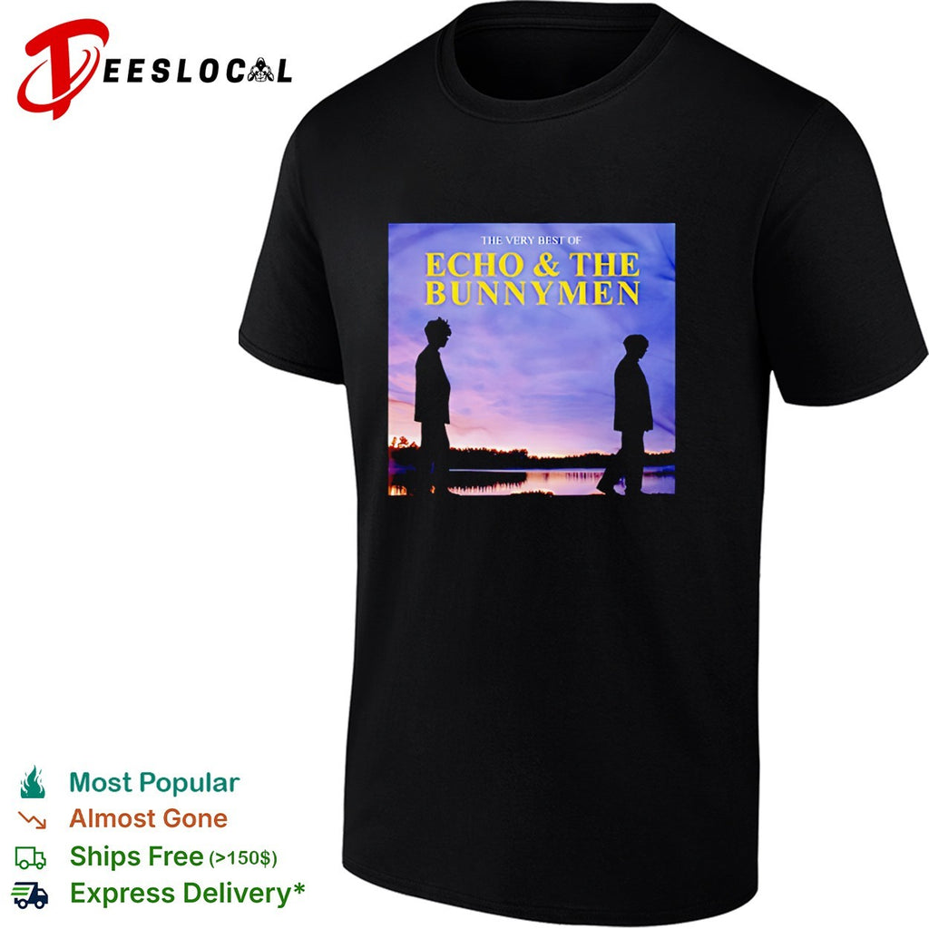 Echo and the Bunnymen two silhouettes the very best of shirt