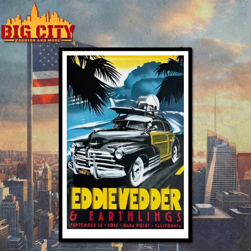 Eddie Vedder At Ohana Festival 2025 Poster Shirt